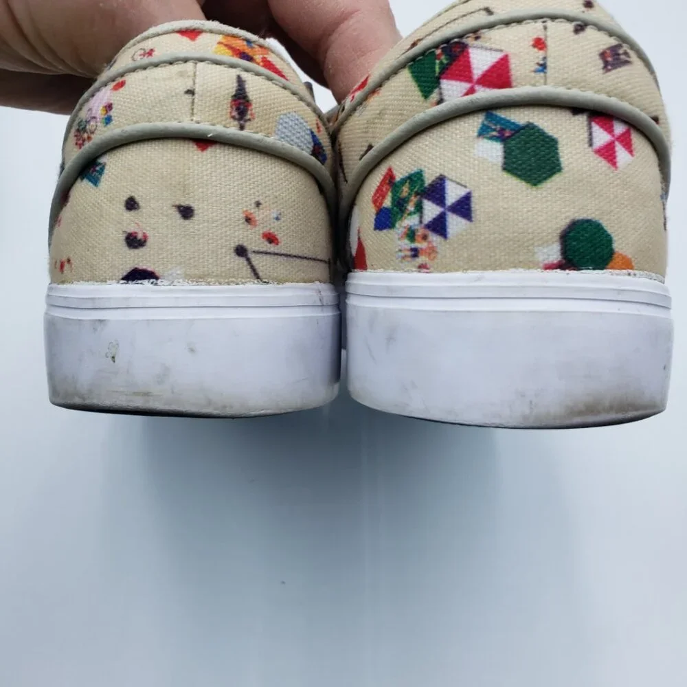Nike Stefan Janoski Zoom‎ Sneakers 7.5 Mens Beach Day Lace Up Shoes Tan